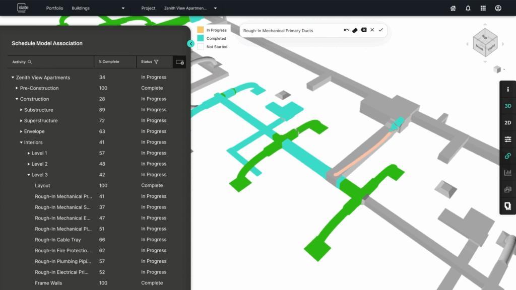 Slate AI Tools for Construction: Slate Progress
