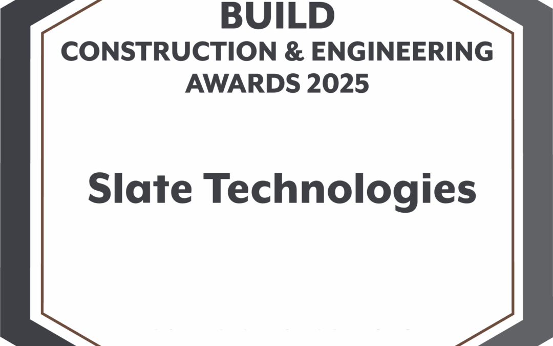 Slate Technologies Wins BUILD Magazine’s Construction and Engineering Award 2025