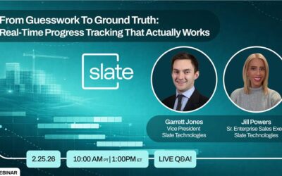 Real Time Progress Tracking Webinar with Slate Technologies