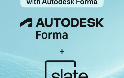 Slate Technologies Announces Integration with Autodesk Forma, Expanding AI-Powered Insights for the AEC Industry